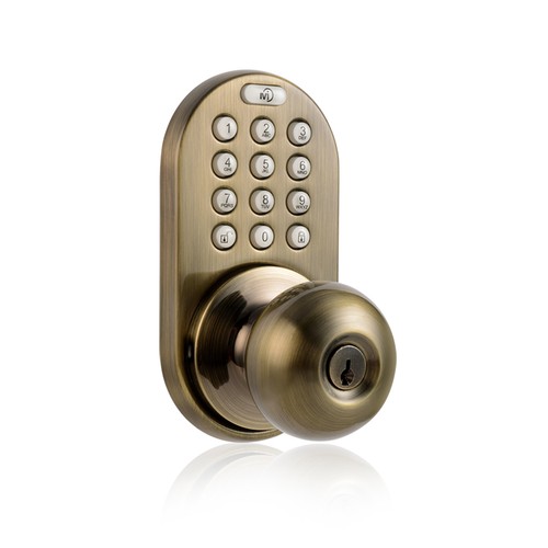 MiLocks Keyless Entry Remote Control and Keypad Knob Door Lock